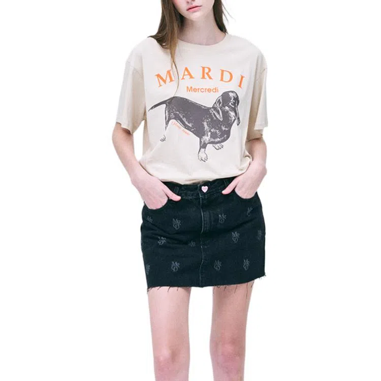 MARDI MERCREDI TSHIRT DDANJI_LIGHTBEIGE T
