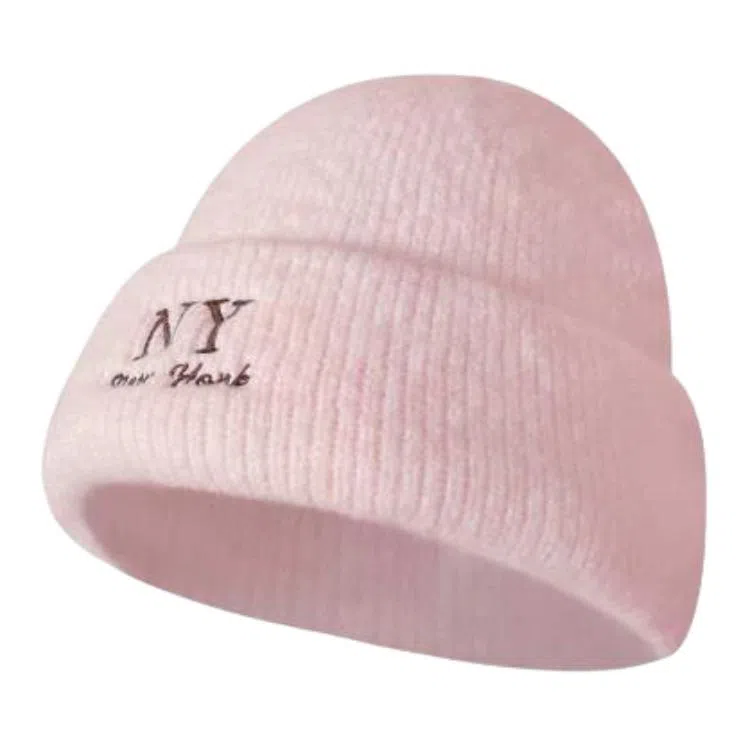 艾佳微 韩系氛围感大头围显脸小保暖护耳防寒 腈纶 绒线帽 男女同款情侣款