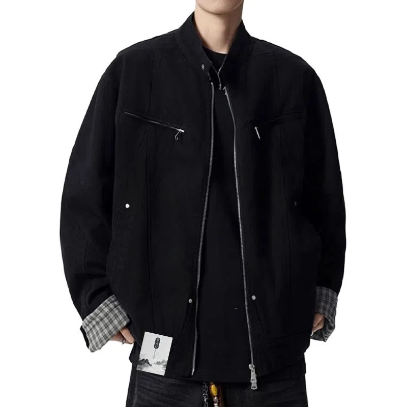 【永恒机车工装飞行员外套】布客行 怀旧做旧处理低调奢华经典复古设计霸气有型顺滑细腻材质挺括有筋骨感摩登高街范夹克 男女同款