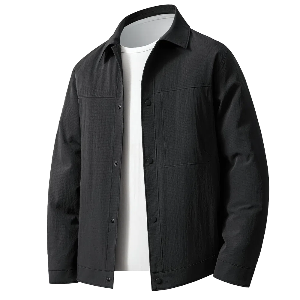 红豆 行政防风易打理工装茄克衫时尚休闲商务通勤百搭轻薄外套夹克 男款