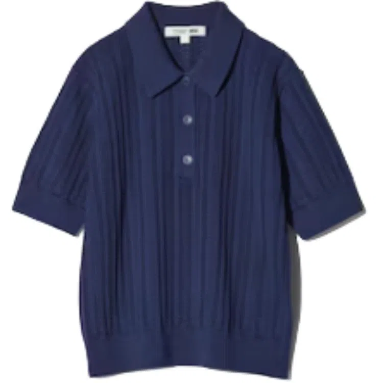UNIQLO x Comptoir des Cotonniers SS25 Blue Polo
