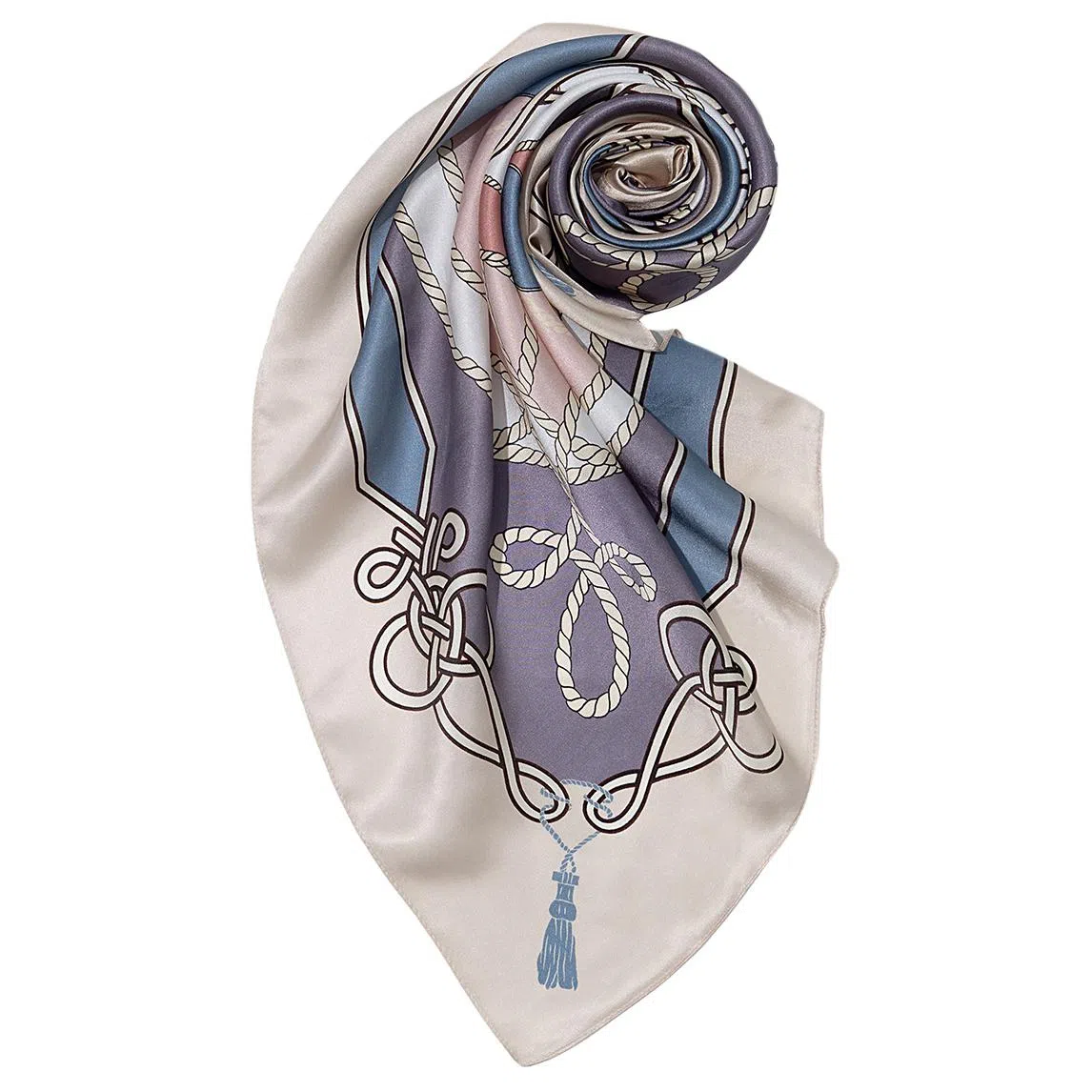 一米画纱 婉约江南中式真丝大方巾时尚印花舒适独特图案优雅百搭 桑蚕丝 丝巾 女款