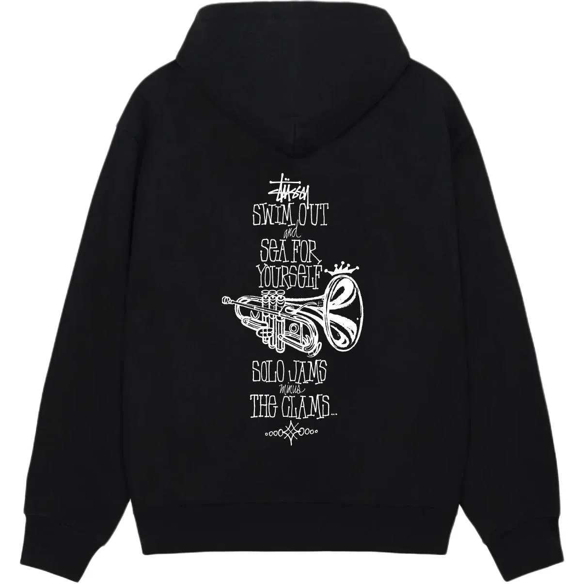 Stussy FW25 SWIM OUT ZIP HOODIE logo