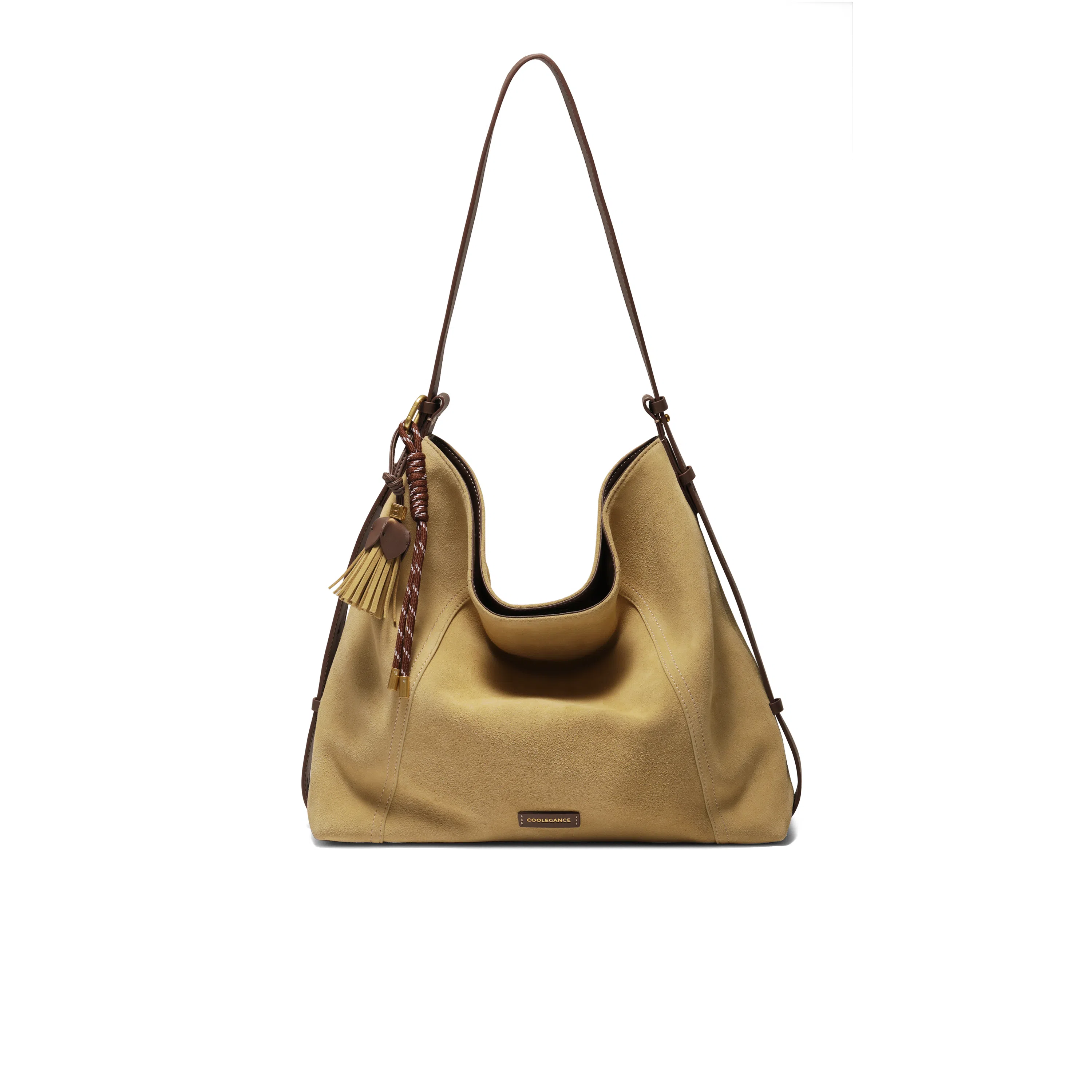 BELLE Classic Leather Shoulder Bag Large