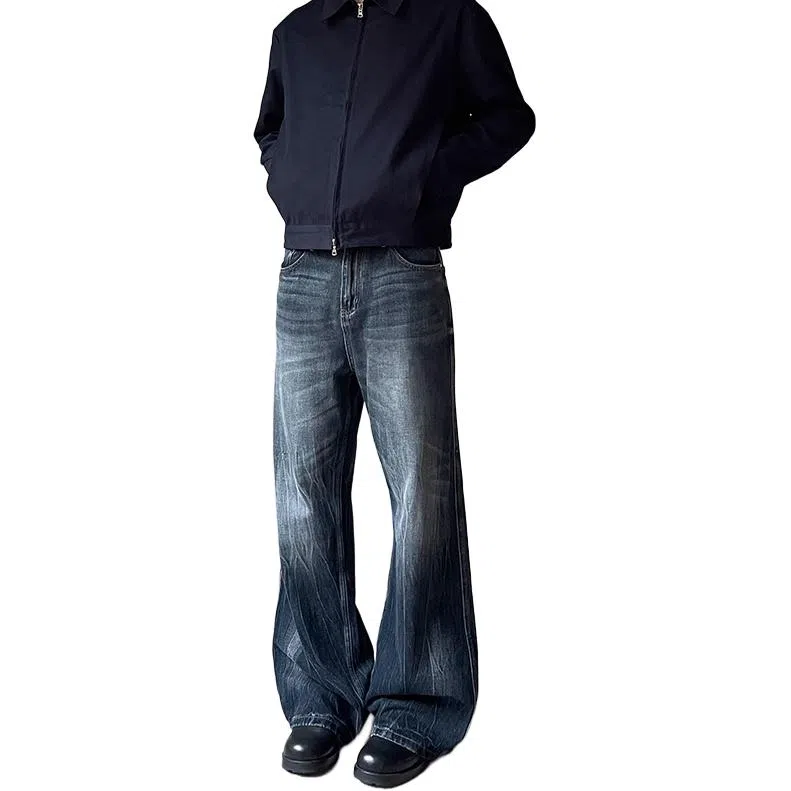 Ruxu Vintage Washed Flare Jeans