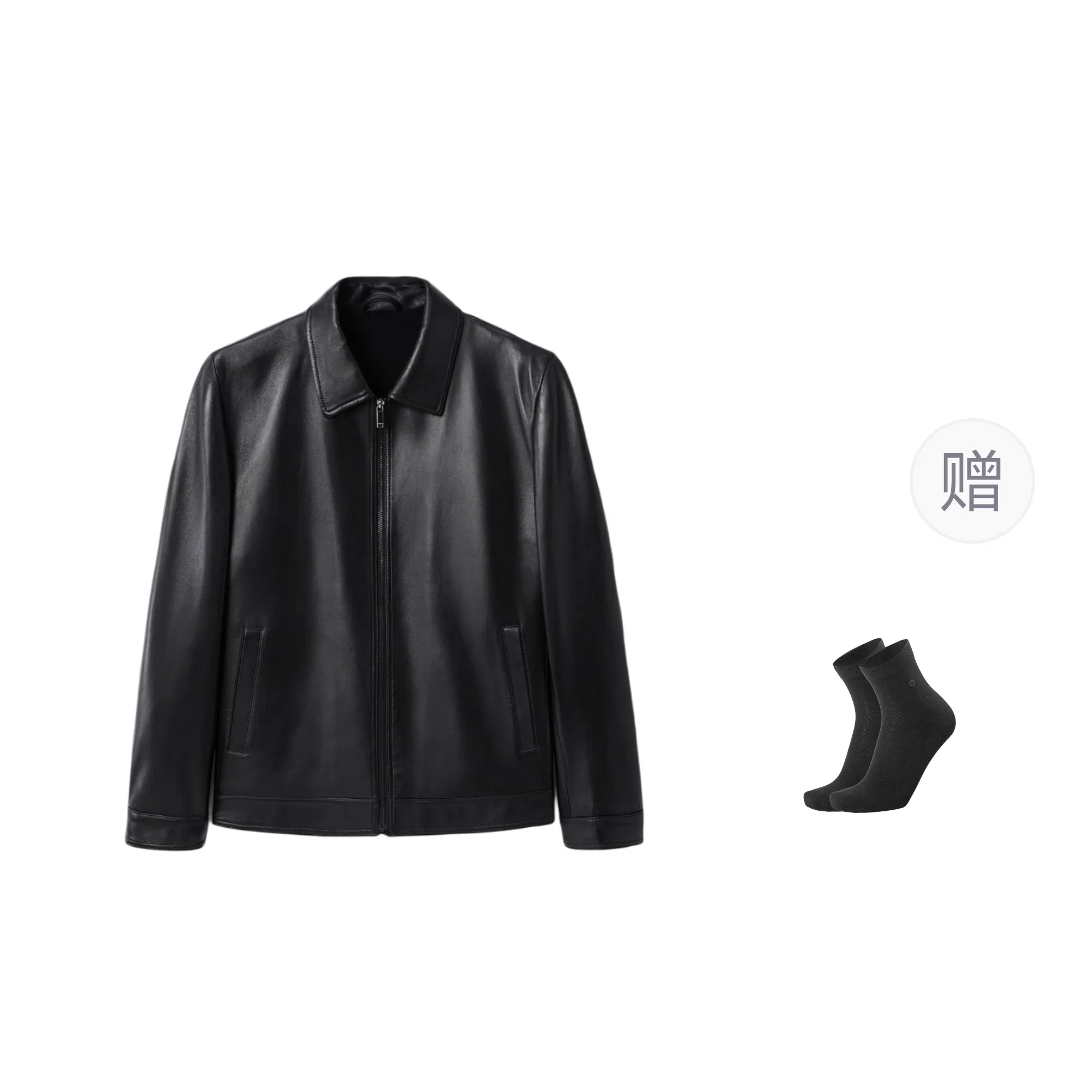 GOLDLION Lambskin Leather Jacket