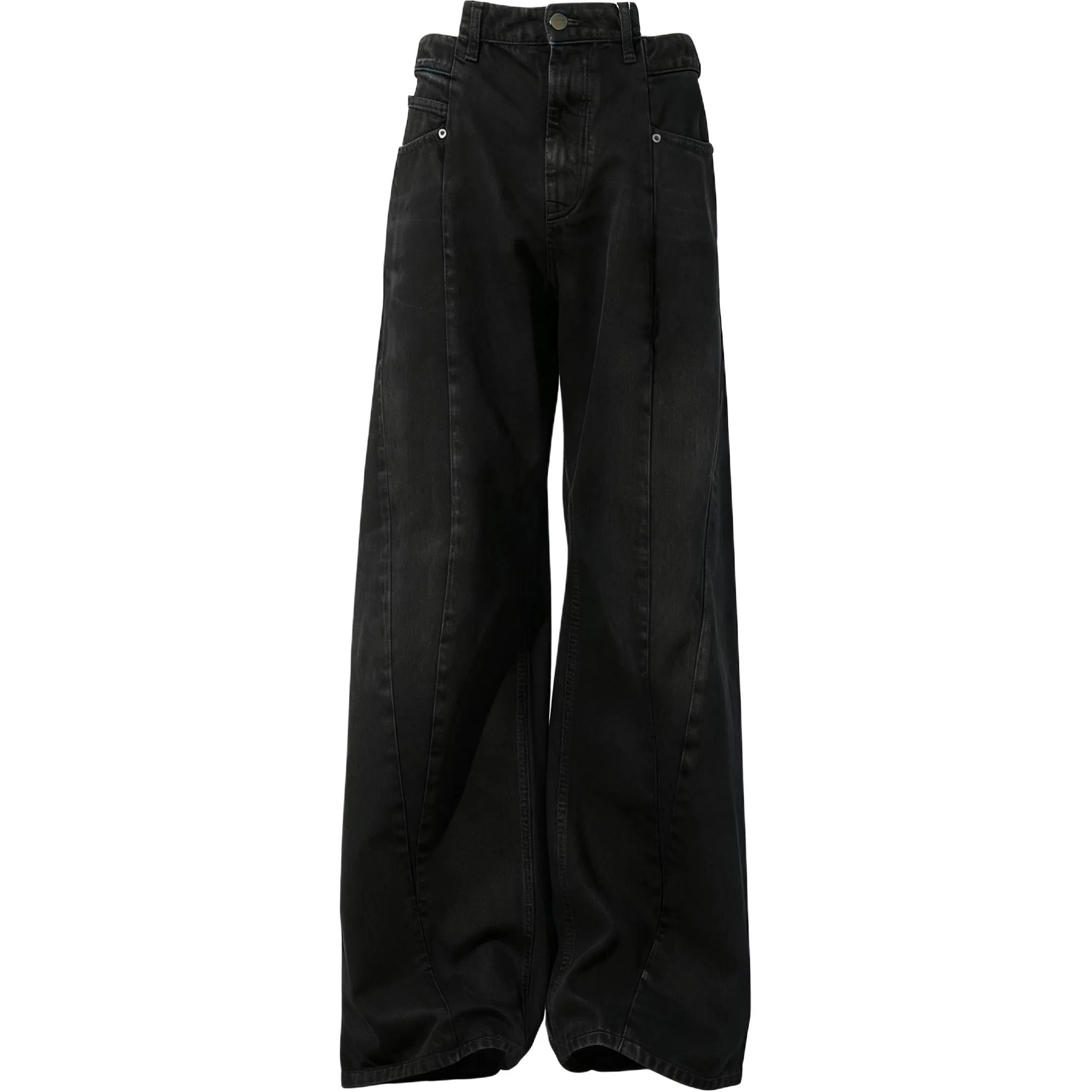 Maison Margiela Wide Leg High Waist Jeans