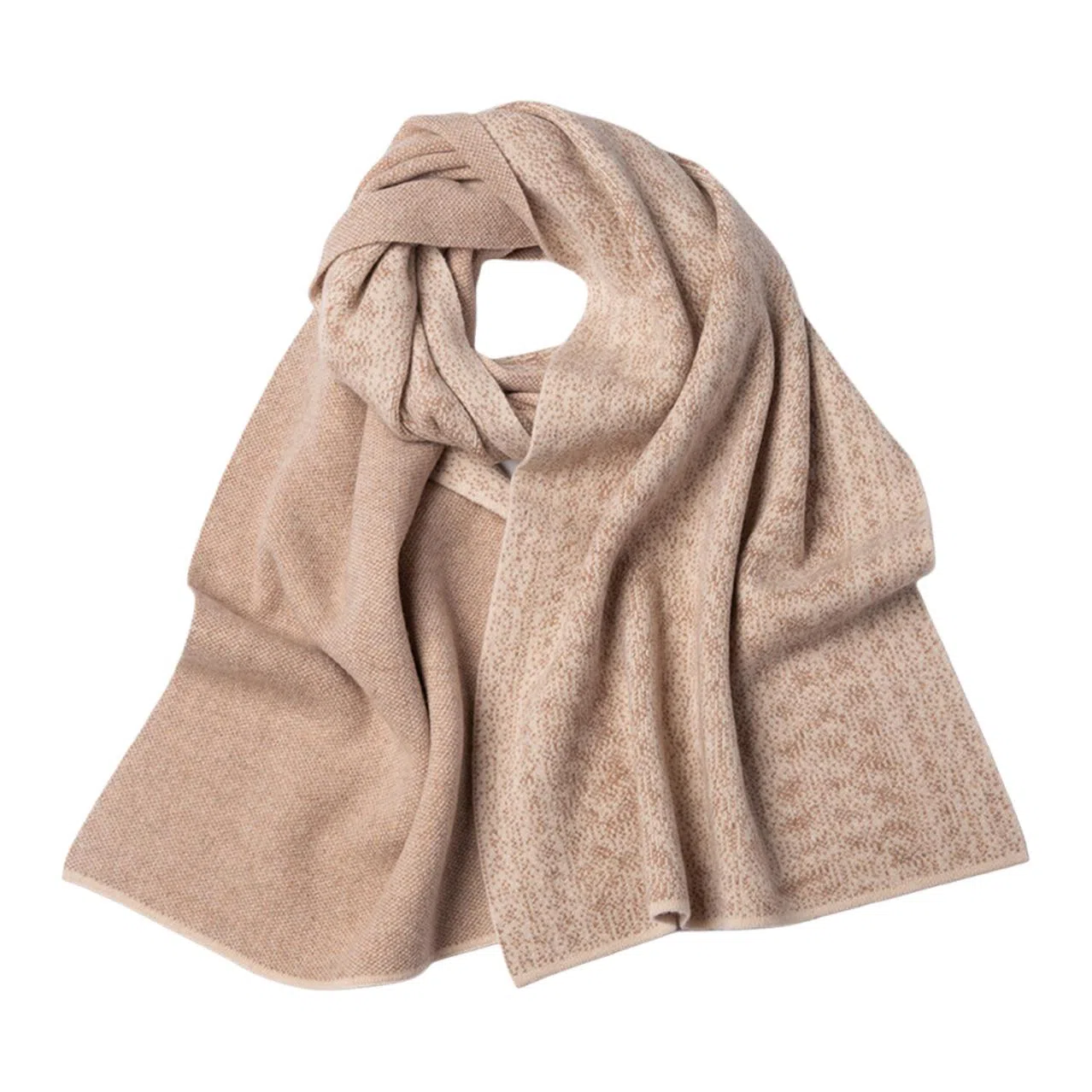 红豆 简约柔软优雅百搭保暖精致 羊毛 绒线围巾 男女同款情侣款