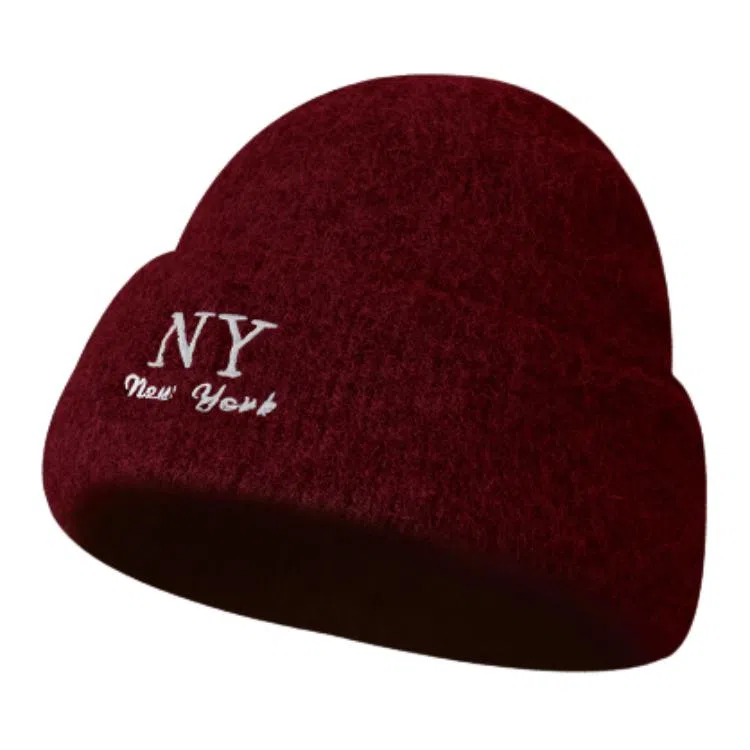 艾佳微 韩系氛围感大头围显脸小保暖护耳防寒 腈纶 绒线帽 男女同款情侣款