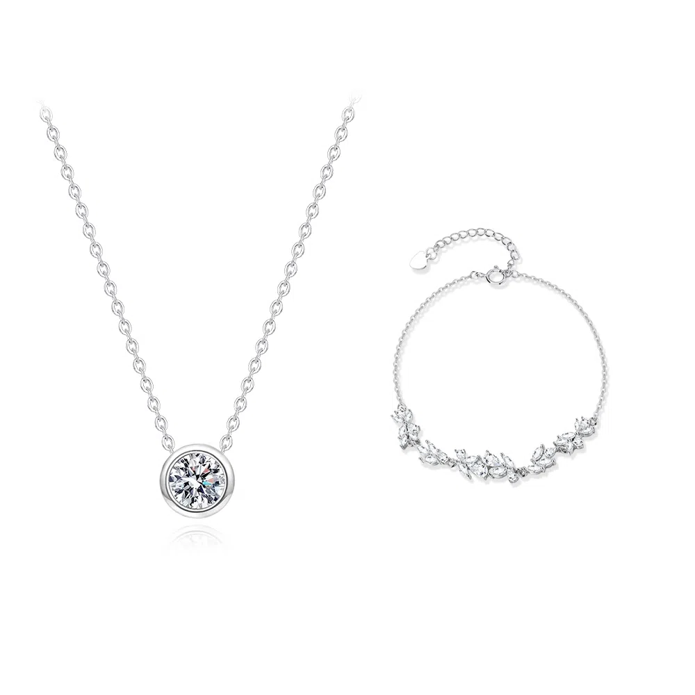 【纯银999 | 闪耀星光】 凤祥囍事 老凤祥 小众设计经典百搭高级感学生日常简约精致轻奢通勤约会温柔气质可调节锁骨链 足银 项链 女款