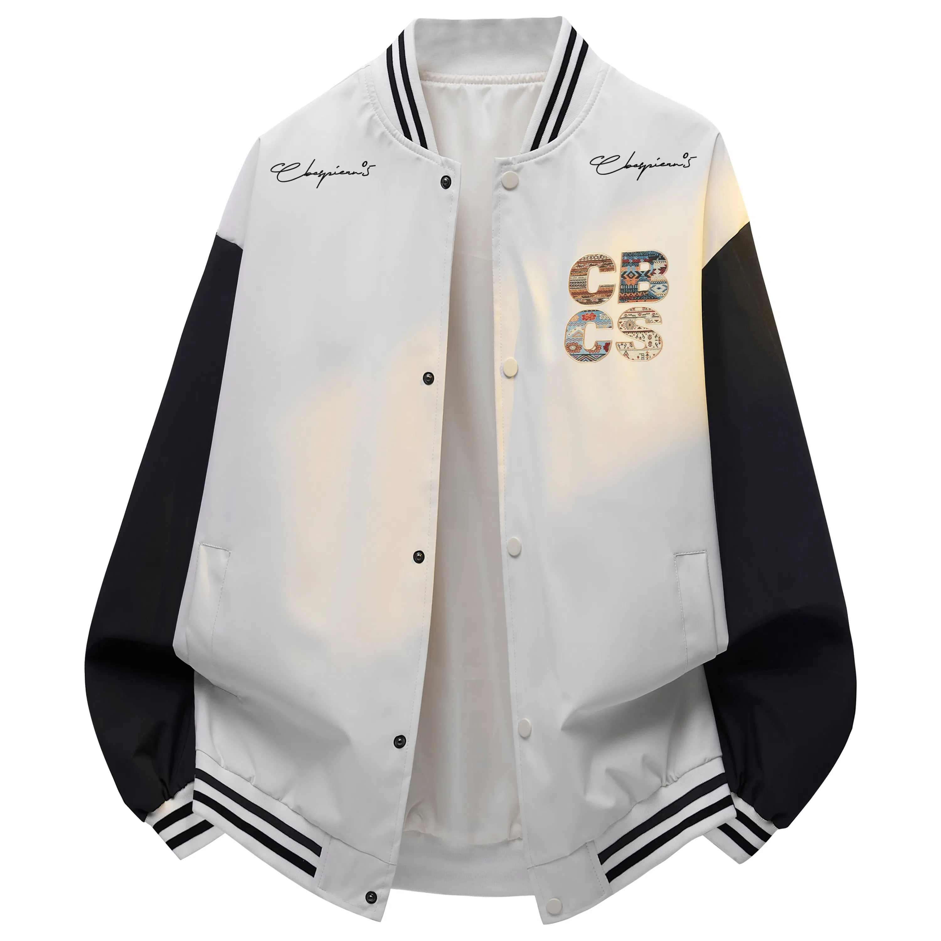 Herbal Color Vintage Baseball Jacket