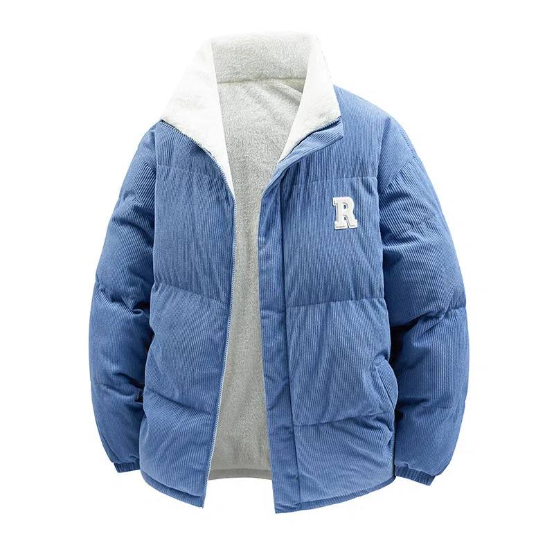 MEONBEON Reversible Embroidered Sherpa Jacket