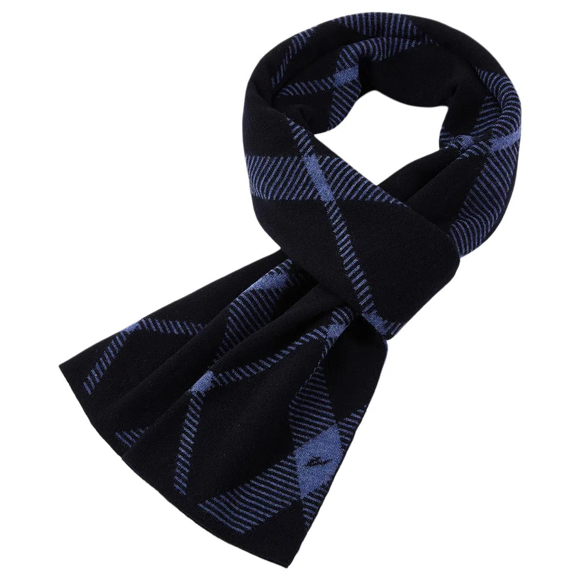 红豆 简约优雅舒适时尚百搭 绵羊毛 绒线围巾 男款