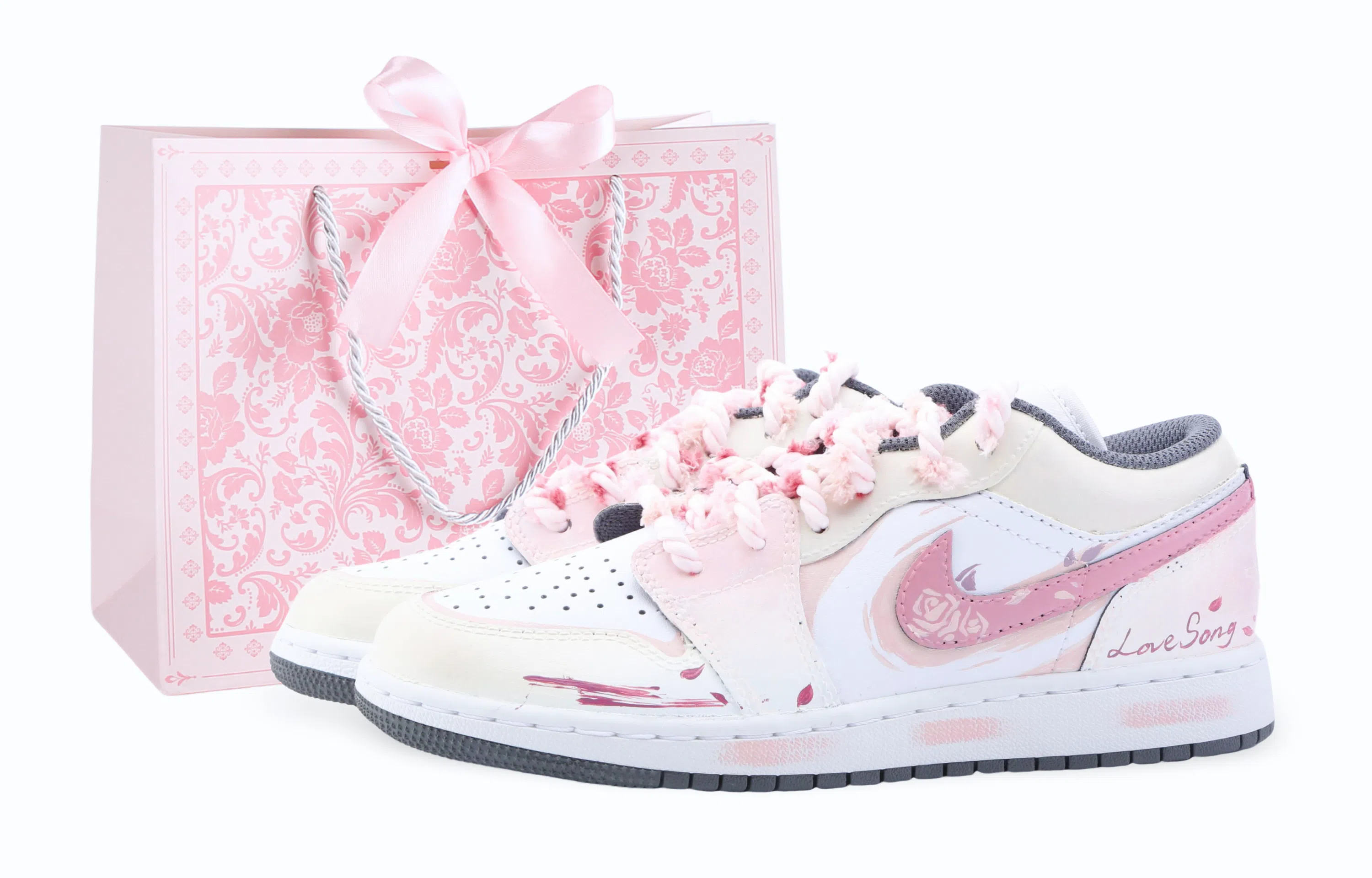 Jordan Air Jordan 1 Drippy Love Letter 2 Gradient Pink