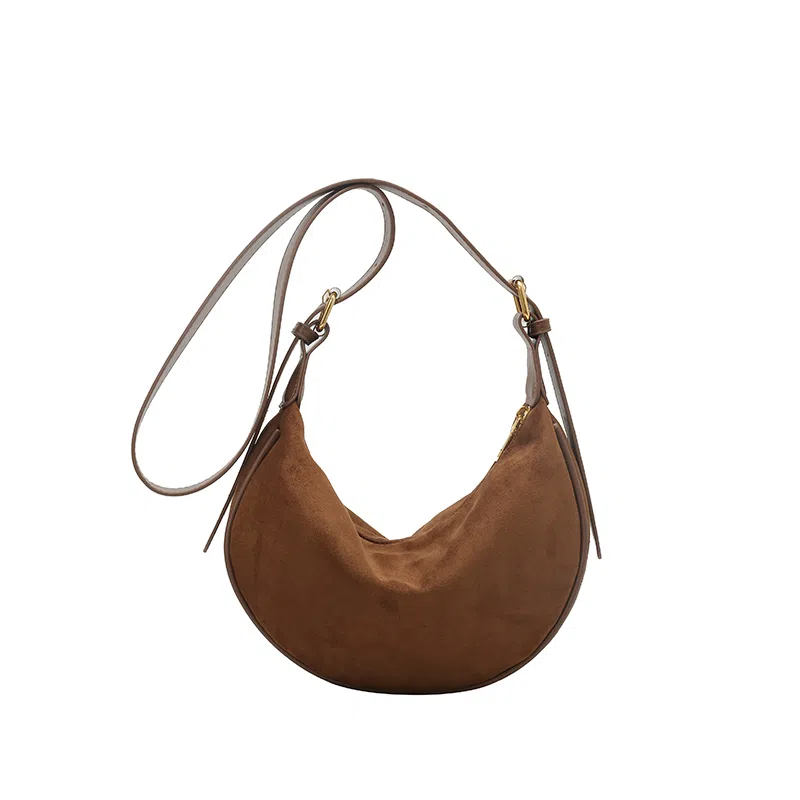 ORANGE BEAN Retro Matte Dumpling Bag