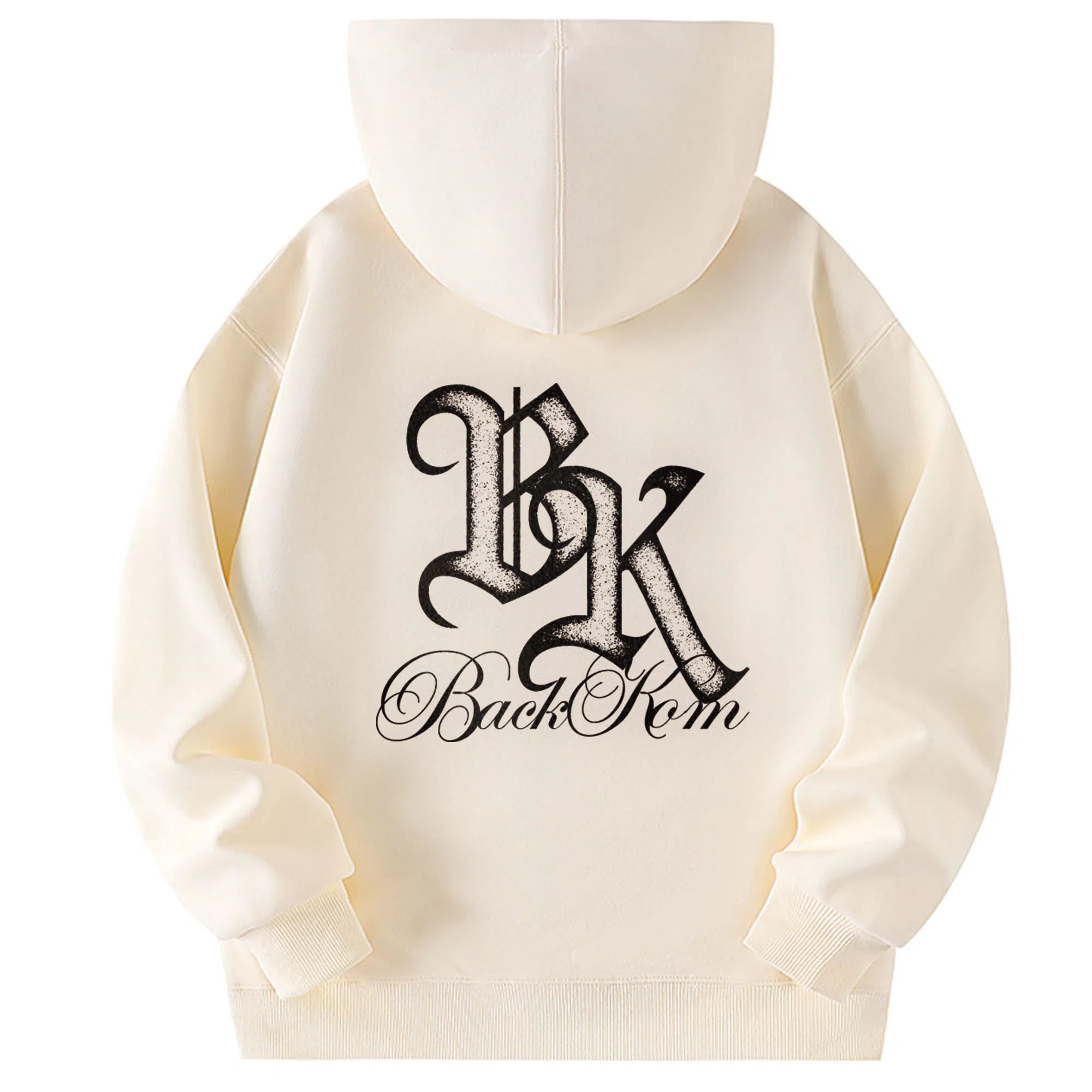 大卫贝肯 运动百搭休闲字母印花小众设计感舒适通勤柔软开衫套头连帽卫衣 男女同款