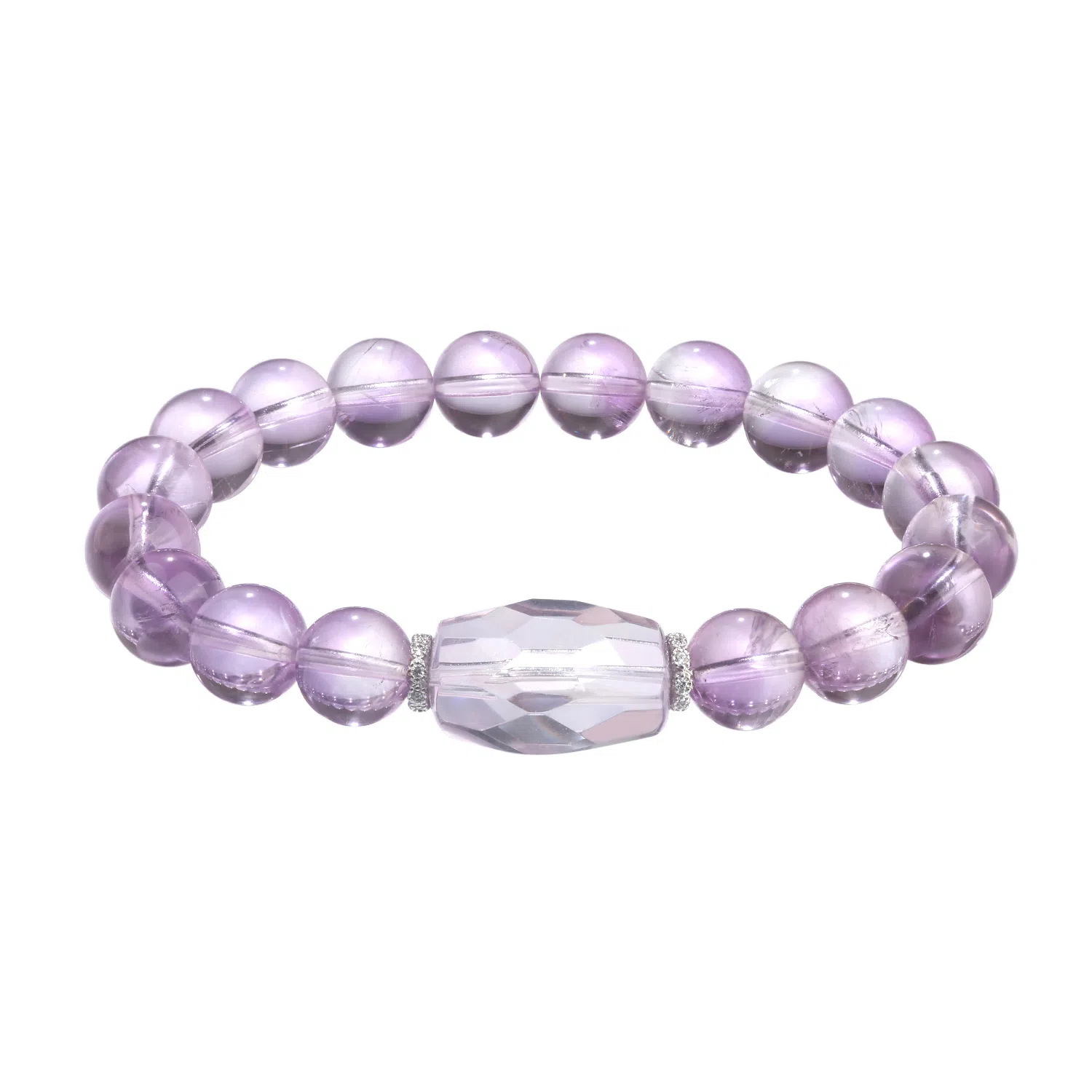 老凤祥 新中式国潮 时来运转 紫气东来转运小众设计纳福暴富上岸手饰 轻奢气质百搭#好运天然 紫水晶 手串 女款