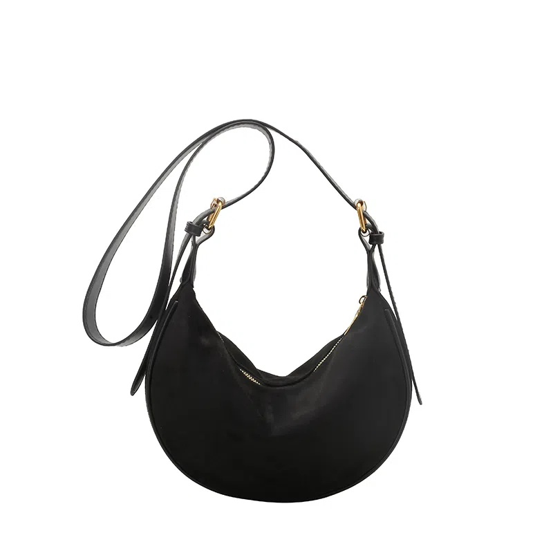 ORANGE BEAN Retro Matte Dumpling Bag