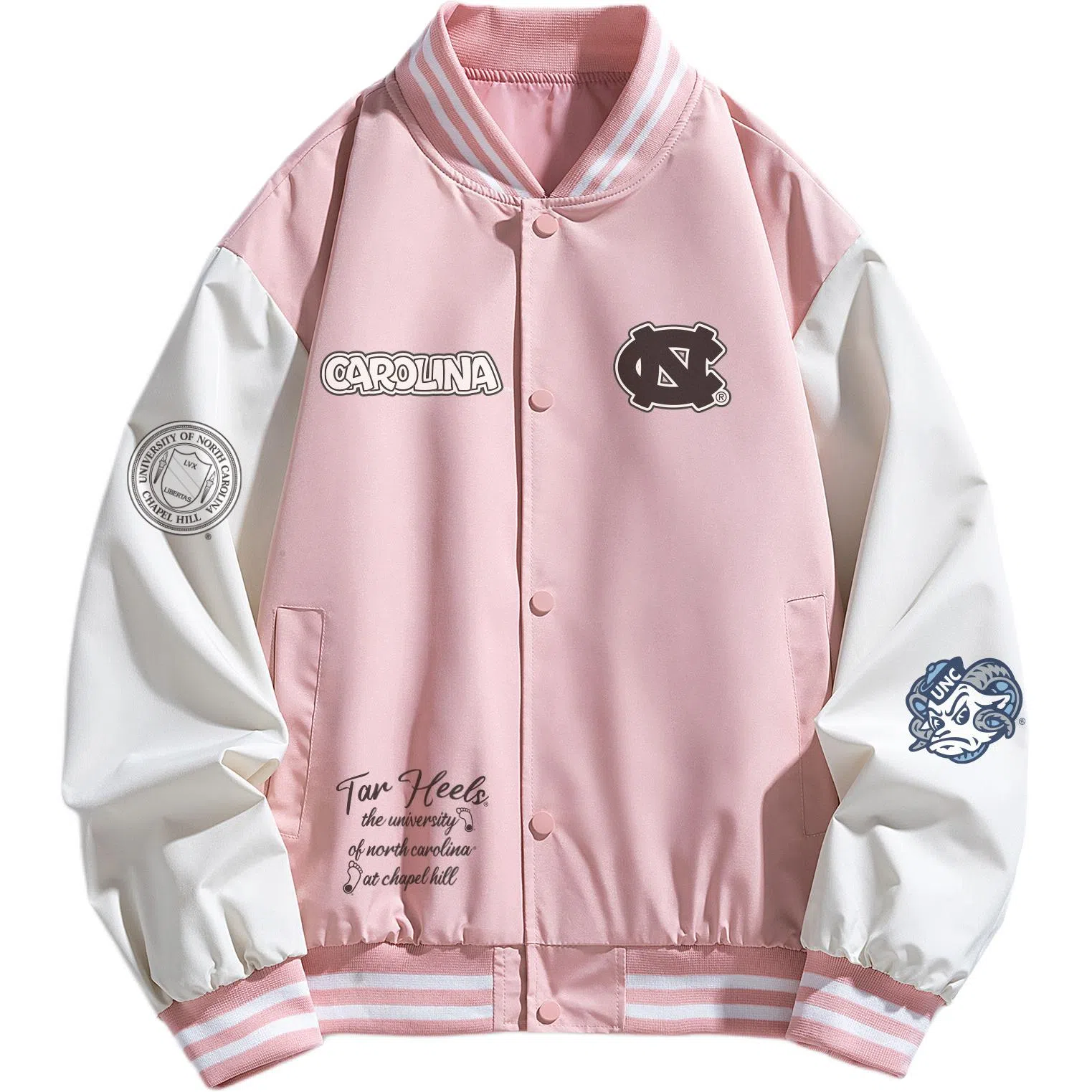 NCAA North Carolina Logo Baseball Jacket