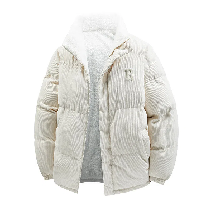 MEONBEON Reversible Embroidered Sherpa Jacket