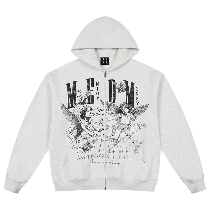 MEDM FW25 Angel Applique Hoodie