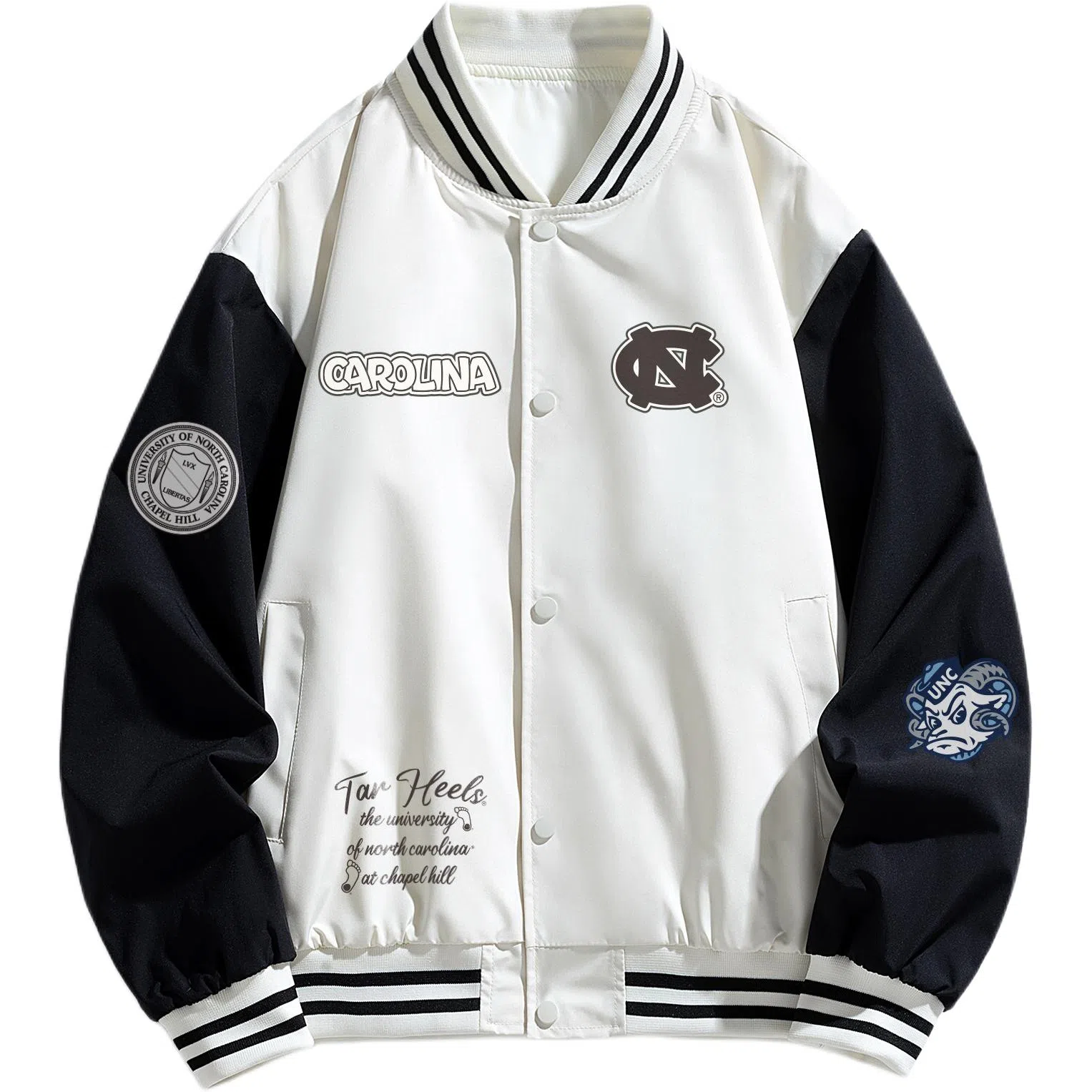 NCAA North Carolina Logo Baseball Jacket