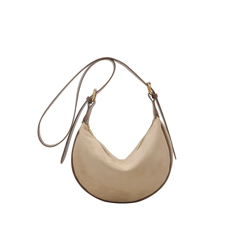 ORANGE BEAN Retro Matte Dumpling Bag