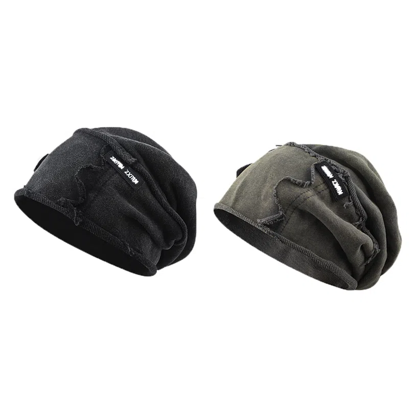 Youwei Vintage Washed Knit Beanie