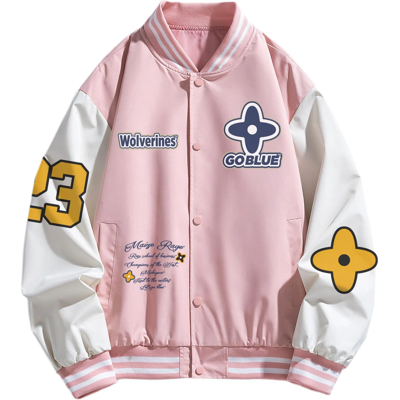 NCAA Letter Logo Baseball Jacket