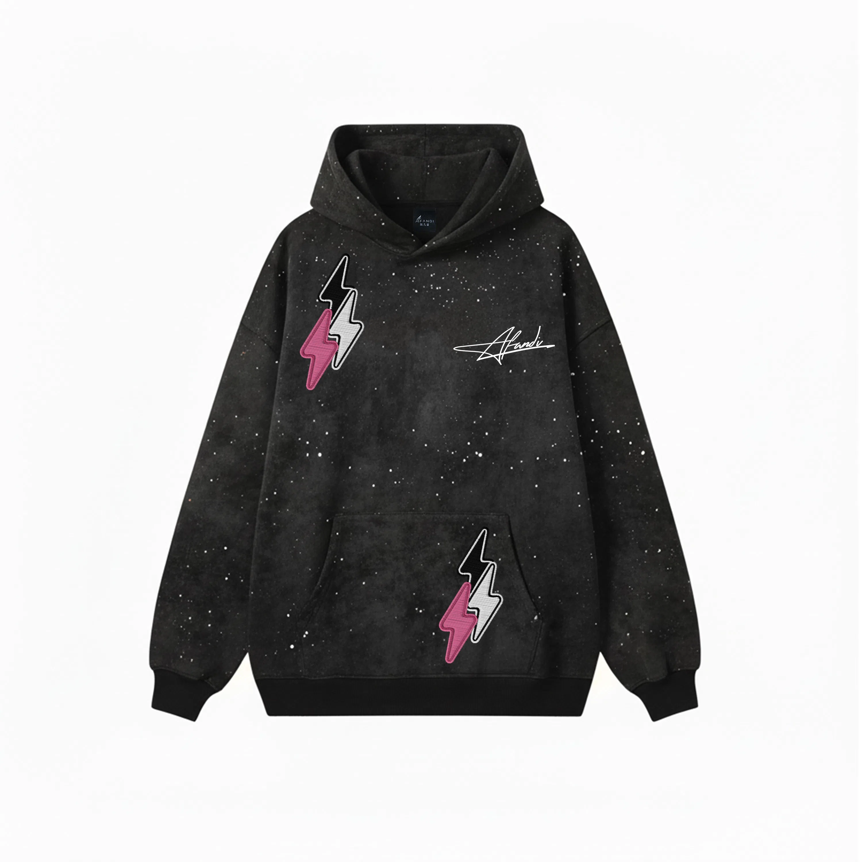 Avandi Tie-Dye Stars Hoodie