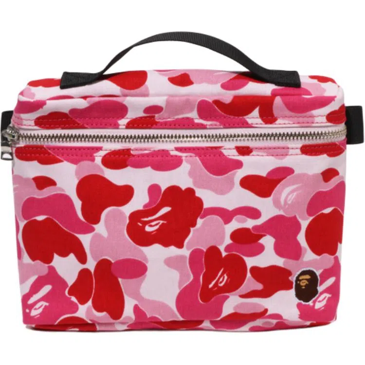 A BATHING APE Camo Travel Pouch