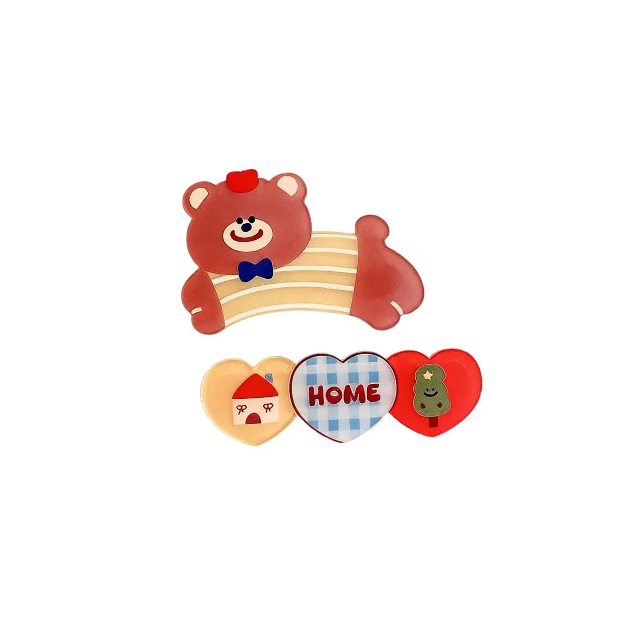 希铃 可爱卡通萌宠 亚克力 发夹 女款