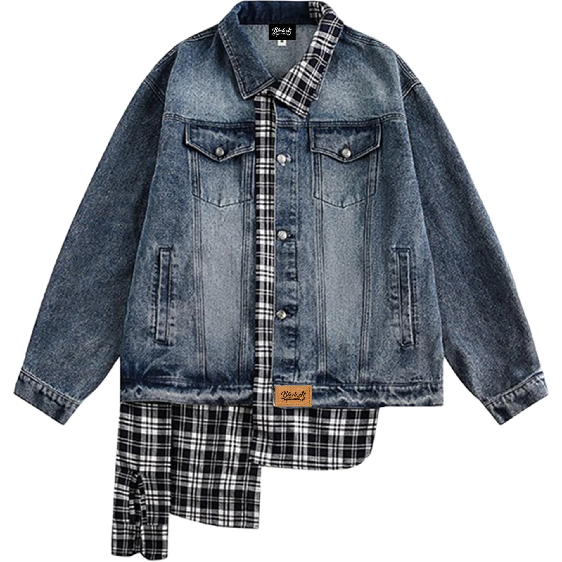 BLACK AT oversize
