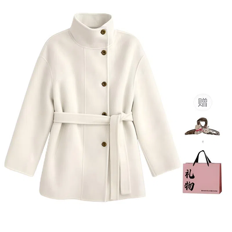 柏黛妃 立领适中长袖大衣 女款