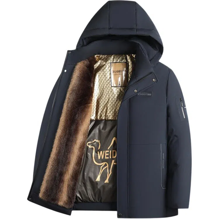 Laoyeche Graphene Winter Camel Fleece Cotton Jacket