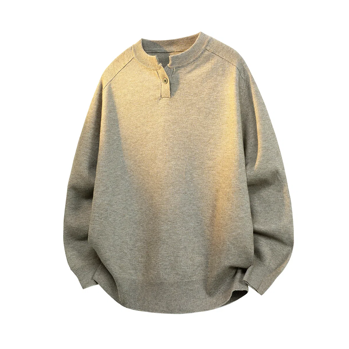 X1617 Henley Knit Sweater