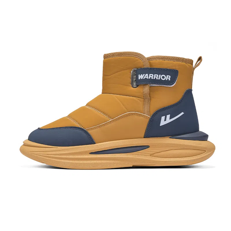 Warrior High Top Outdoor Boots Brown Blue