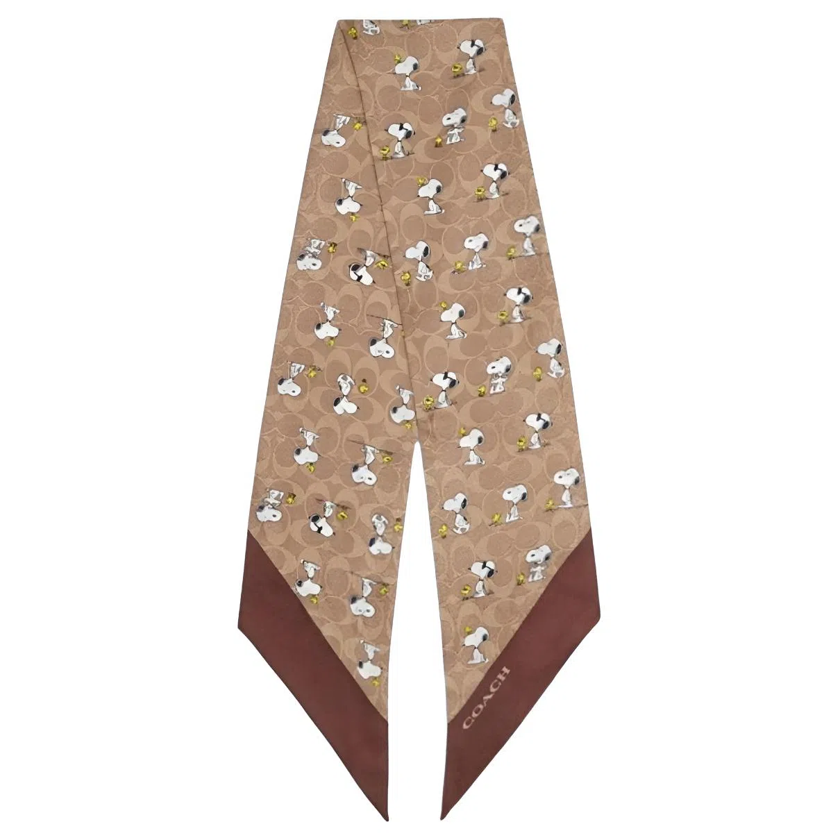 COACH Peanuts Silk Scarf