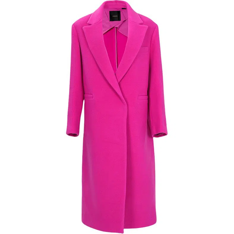 PINKO FW25 Solid Long Sleeve Coat