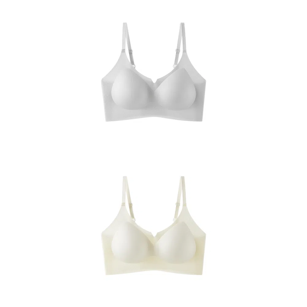 欧迪芬 无痕设计美背内衣款小胸聚拢显大亲肤舒适透气收副乳固定杯无钢圈软支撑防下垂文胸 女款