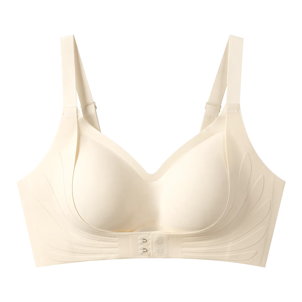 欧迪芬 无痕前扣防震设计内衣零感软支撑固定立体杯型亲肤透气舒适高颜值隐形聚拢无钢圈抗下垂文胸 女款