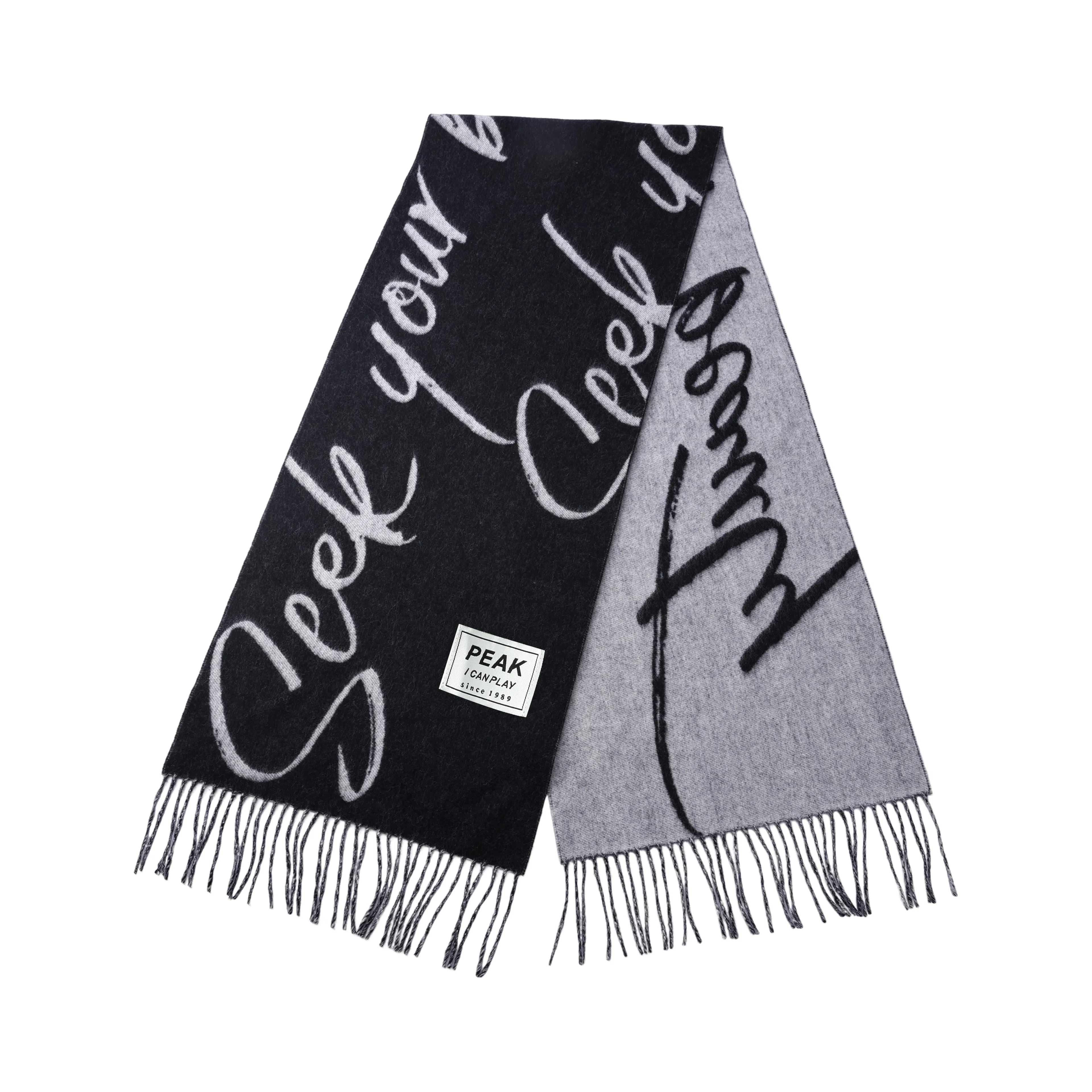 Peak Double-Sided Jacquard Scarf