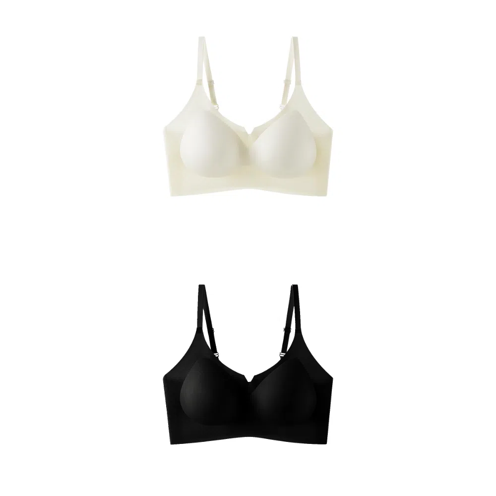 欧迪芬 无痕设计美背内衣款小胸聚拢显大亲肤舒适透气收副乳固定杯无钢圈软支撑防下垂文胸 女款