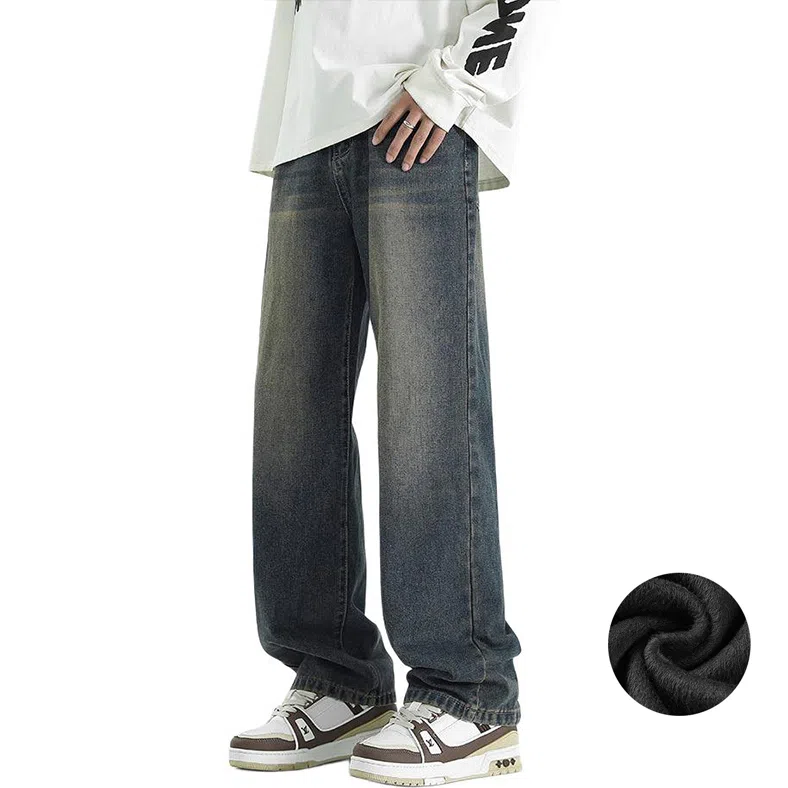 TFU Vintage Washed Loose Jeans