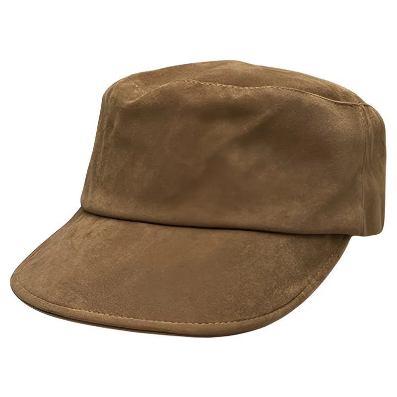 艾佳微 中古风美拉德平顶帽大头围时尚显白显脸小 涤纶 贝雷帽 男女同款情侣款