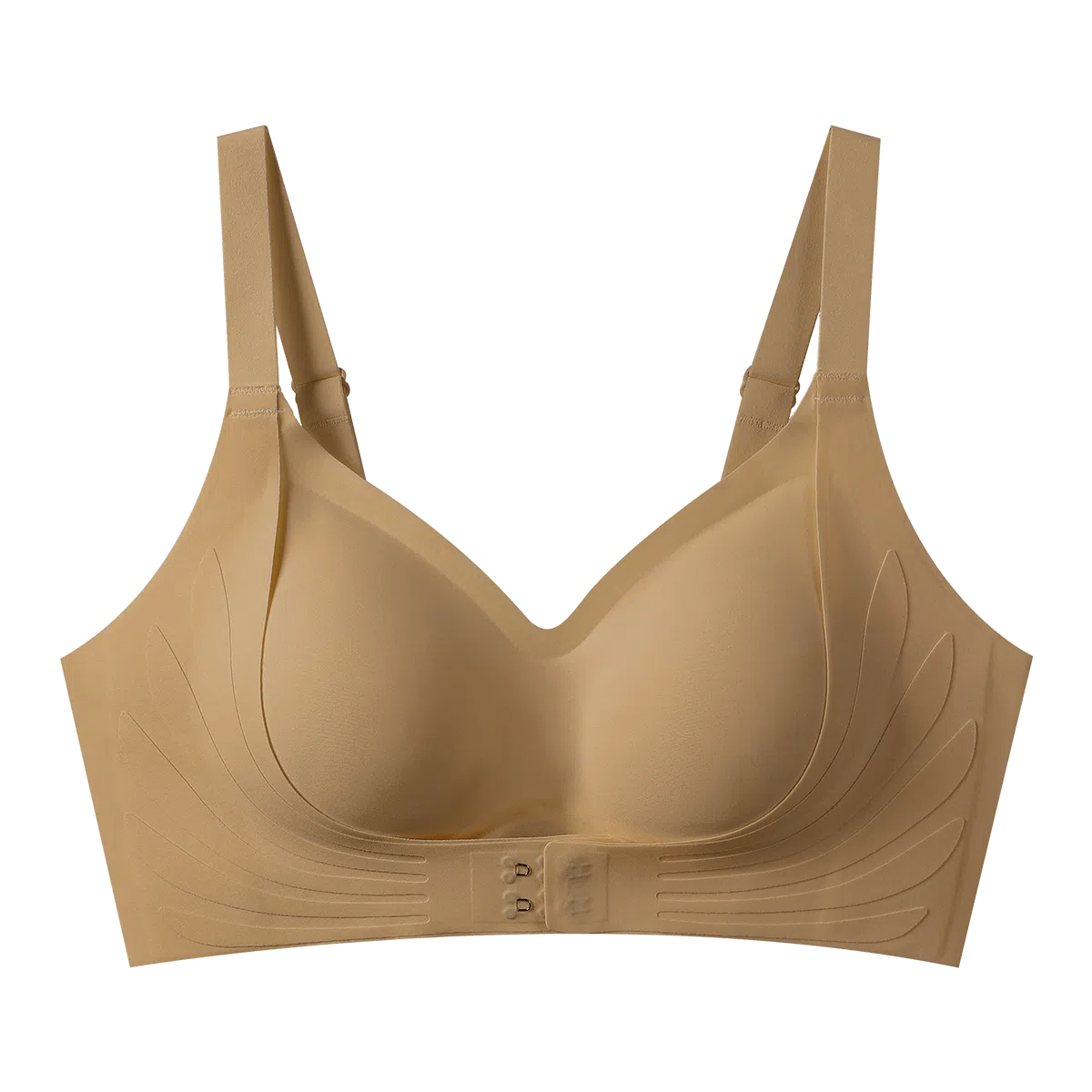 欧迪芬 无痕前扣防震设计内衣零感软支撑固定立体杯型亲肤透气舒适高颜值隐形聚拢无钢圈抗下垂文胸 女款