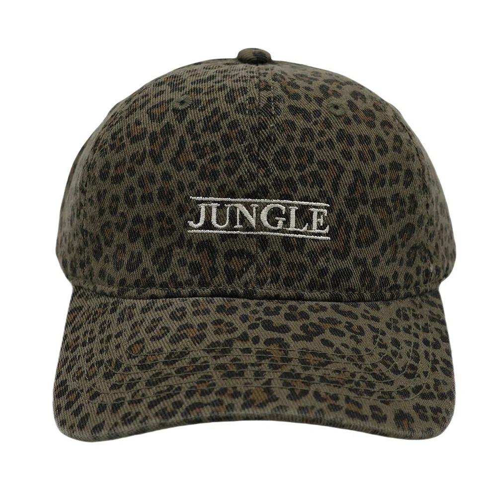 艾佳微 做旧豹纹深顶大头围显脸小软顶高级感潮 棉 鸭舌帽 男女同款情侣款