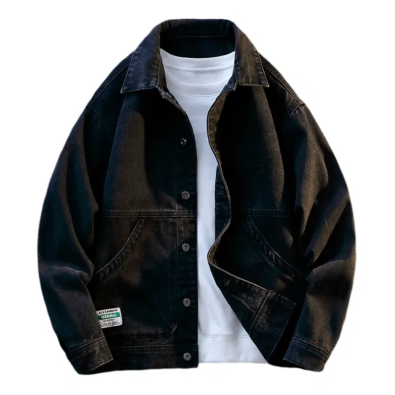 Saihan Vintage Washed Denim Jacket