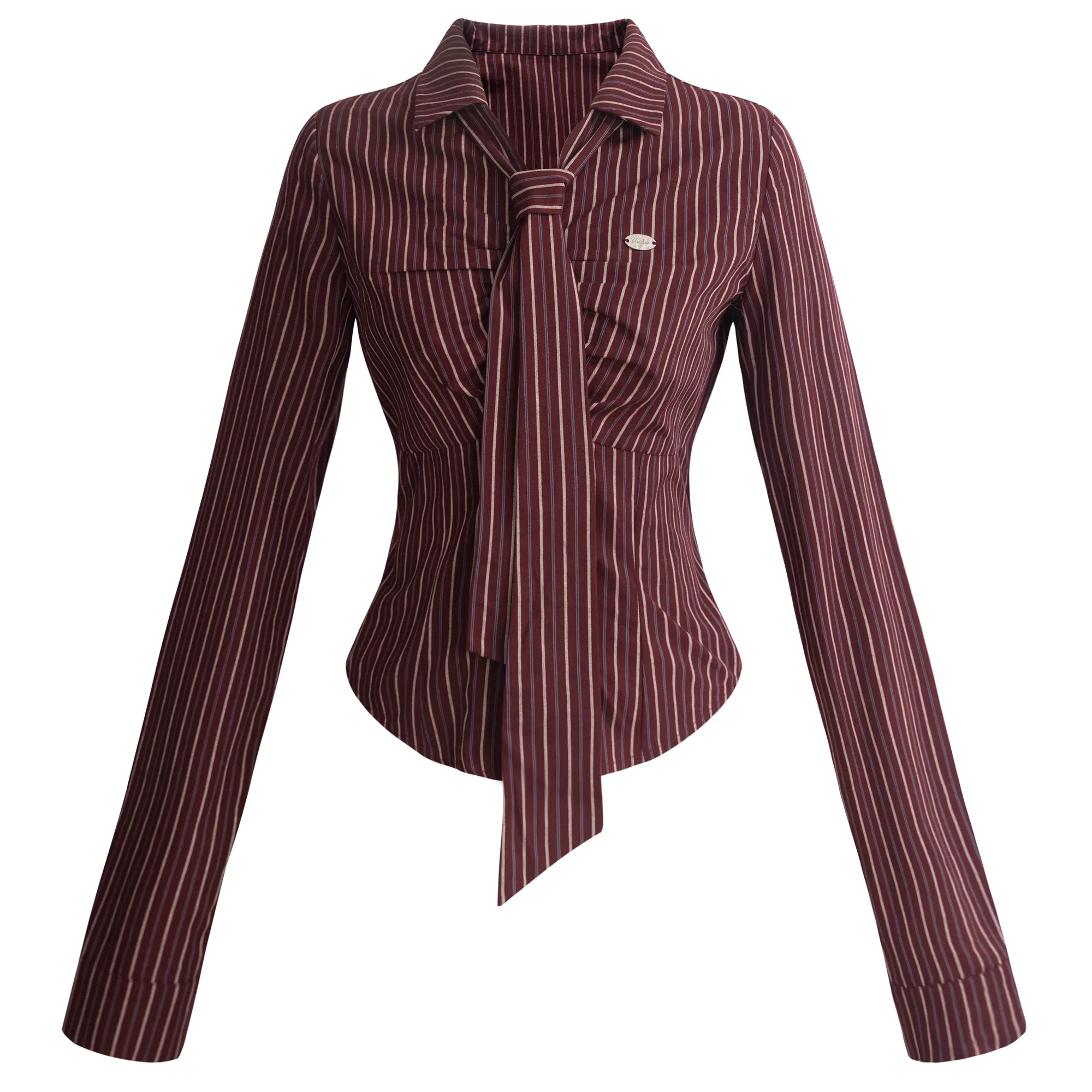 UNIFREE Vintage Stripe Shirt Red