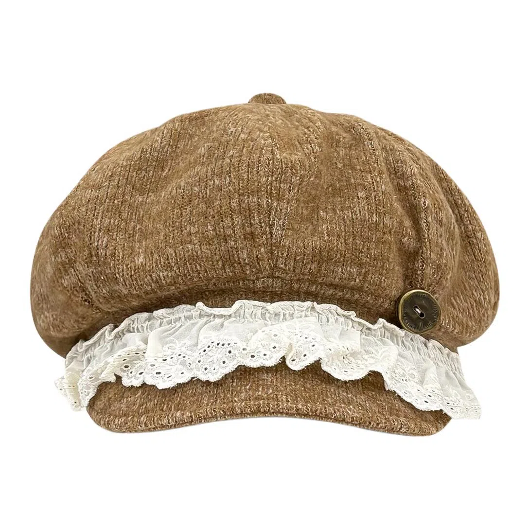 木林森 日系复古艺术画家古早高级感慵懒风氛围感休闲百搭 棉 贝雷帽 男女同款情侣款